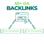 50+ DA backlinks