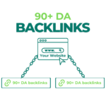 90+ DA backlinks